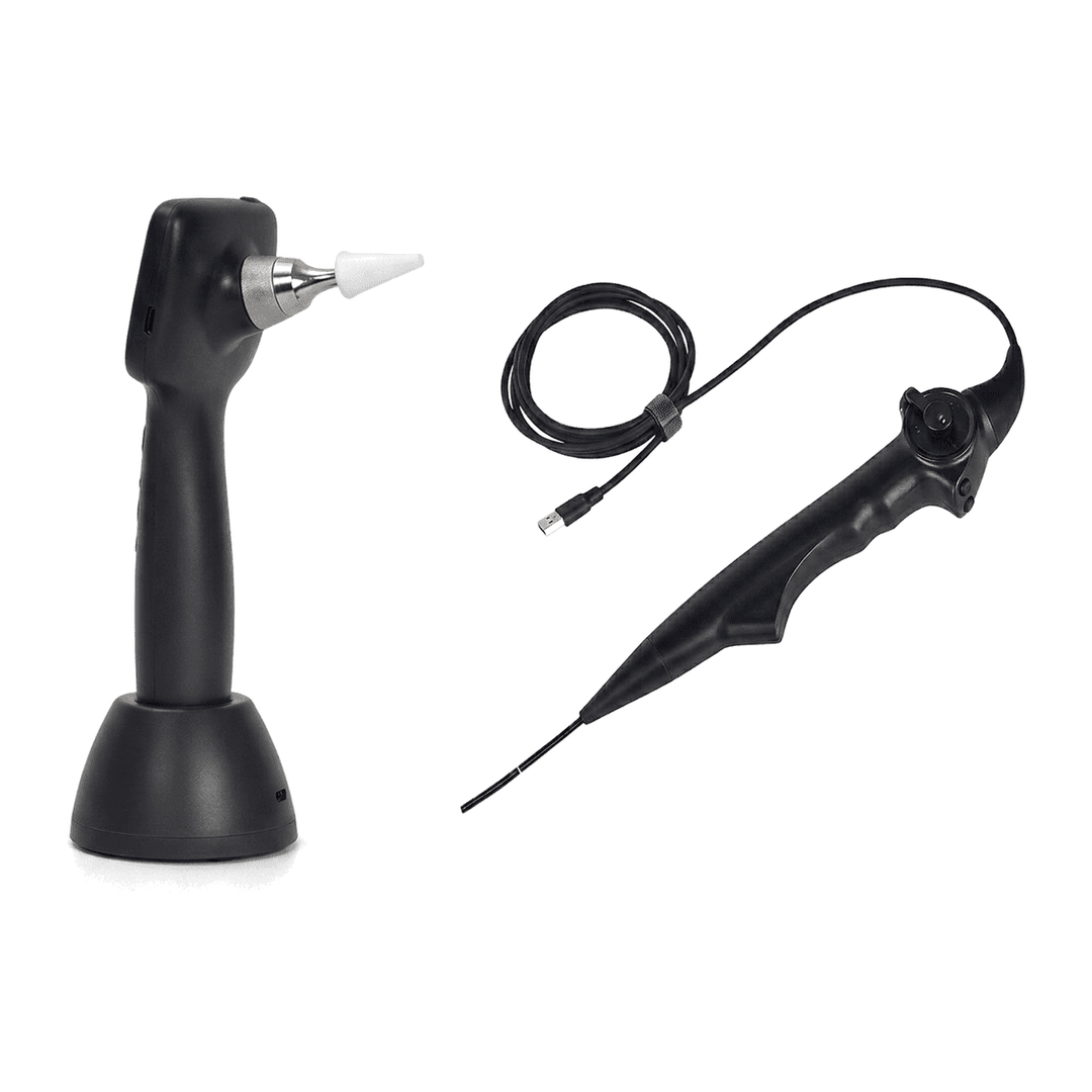 Clic para ampliar Kit de Video Otoscopio Besdata HDMI + Rinolaringoscopio Besdata — foto 1