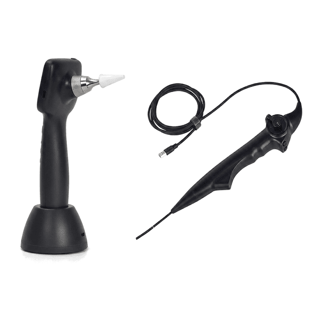 Kit de Video Otoscopio Besdata HDMI + Rinolaringoscopio Besdata